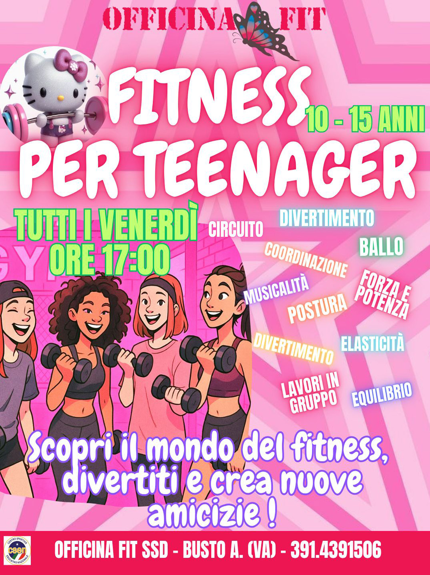 CORSO TEEN 10-15 ANNI